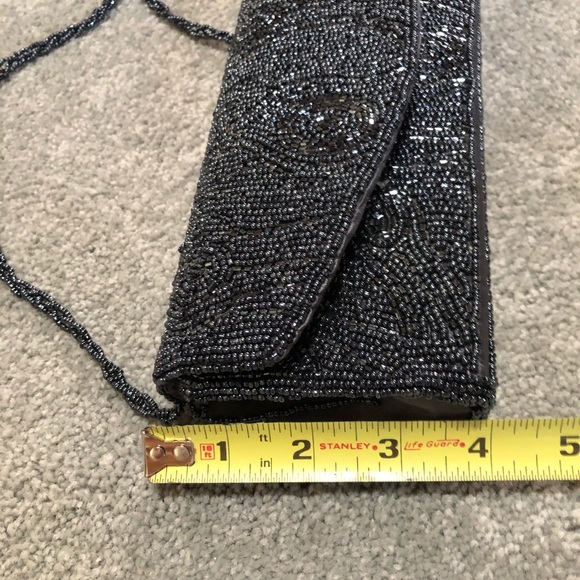 Beaded black bag - Picture 6 of 14
